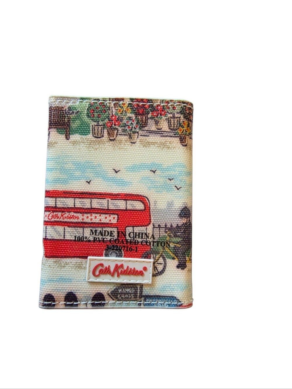 Cath Kidston London Bus Print Folding Wallet with Card Slots